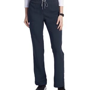 Beyond Scrubs Navy Drawstrings Cargo Women’s Pants Medical Uniform Size S